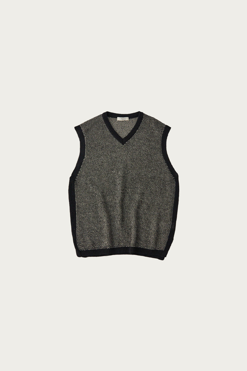 Confect Linen Cotton Hemp Knit Vest | Oatmeal | Canoe Club