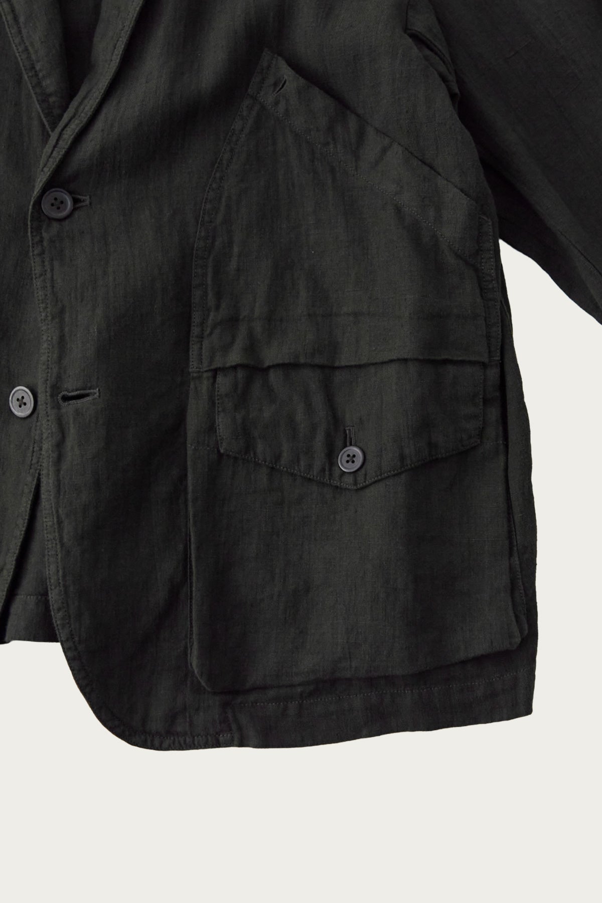 CONFECT - Lithuanian Linen Gear Jacket - Dark Grey - Canoe Club