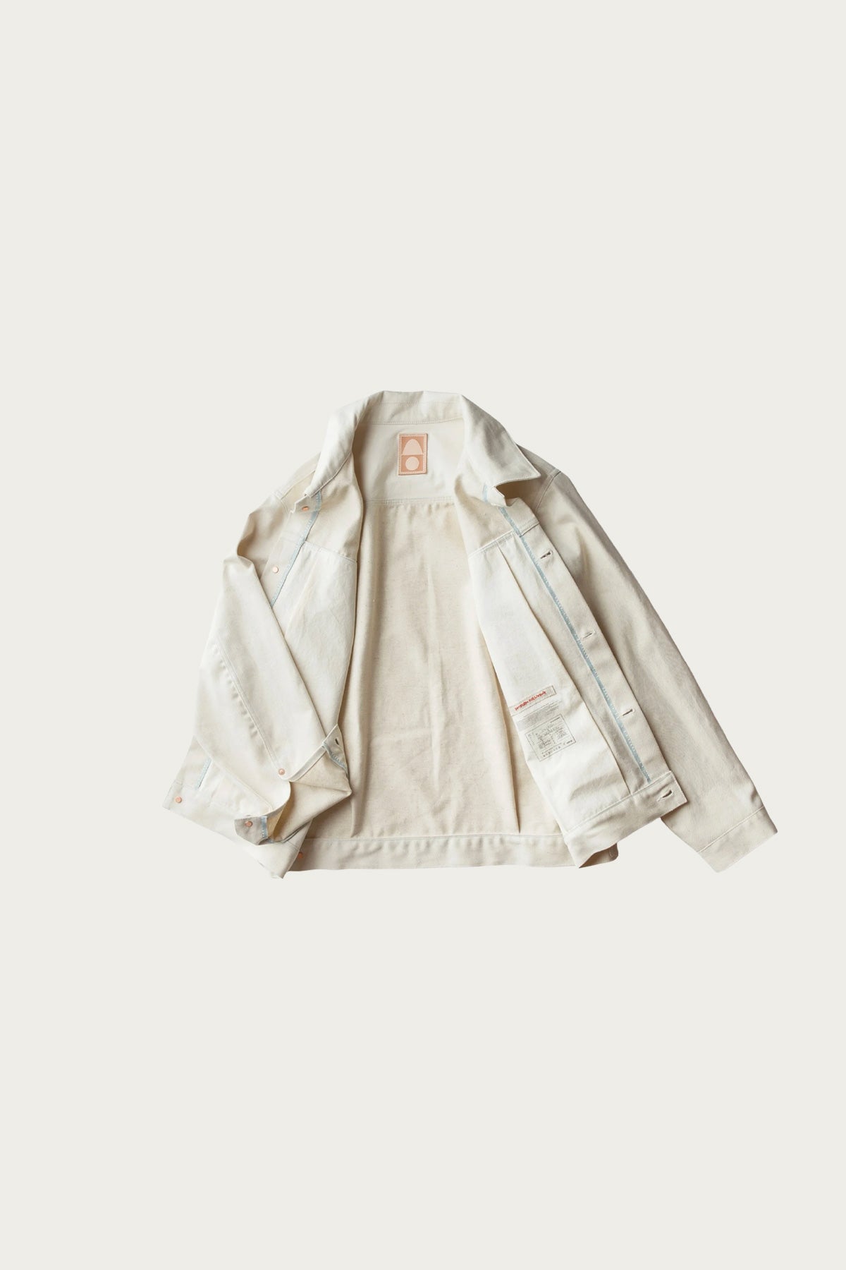 Cottle - C.T.L. Neo Type 2nd Denim Jacket Asagi Indigo - Washed Ecru - Canoe Club