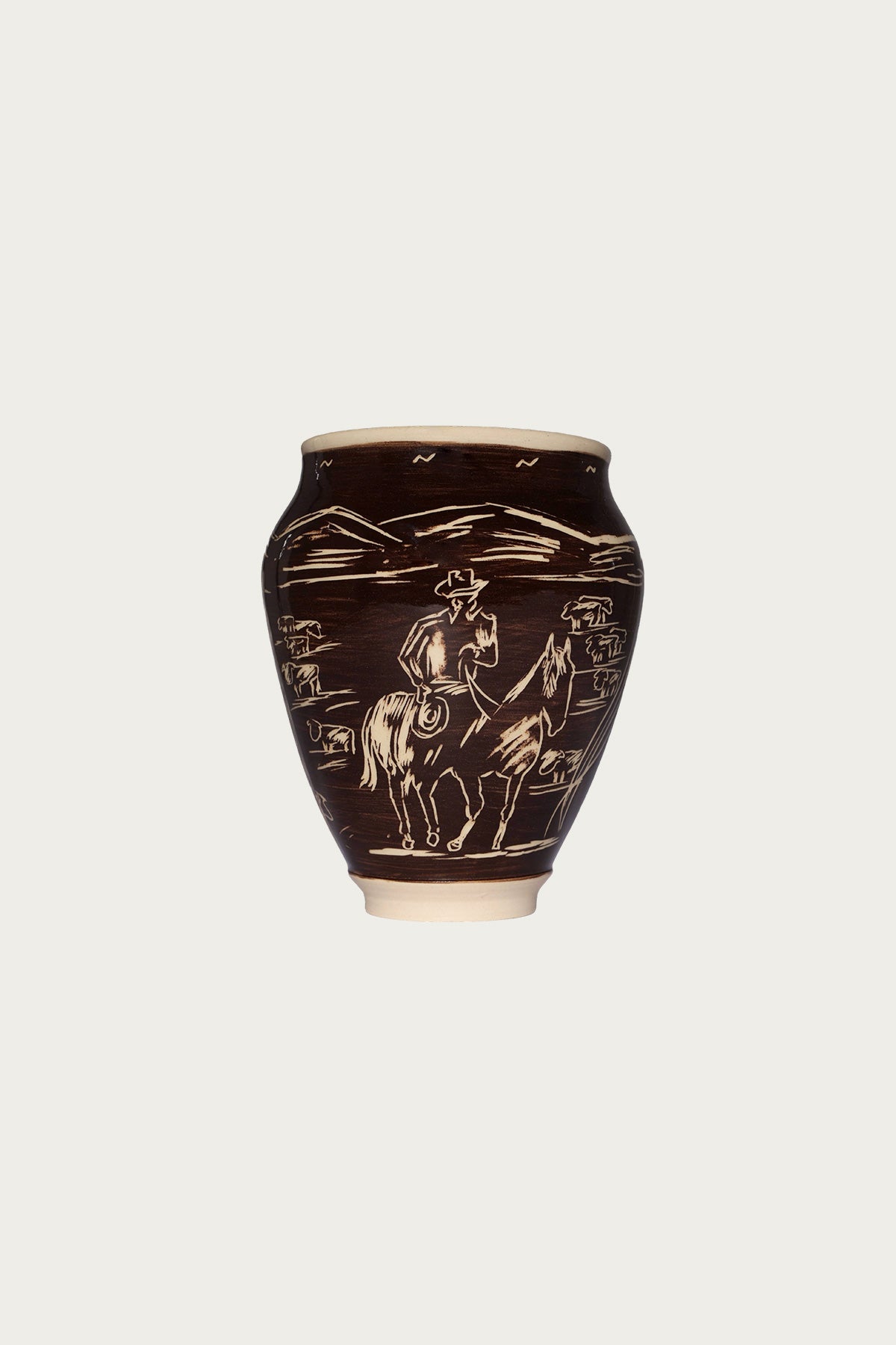Danny D's Mud Shop - Bought Too Many Cows Vase - Canoe Club