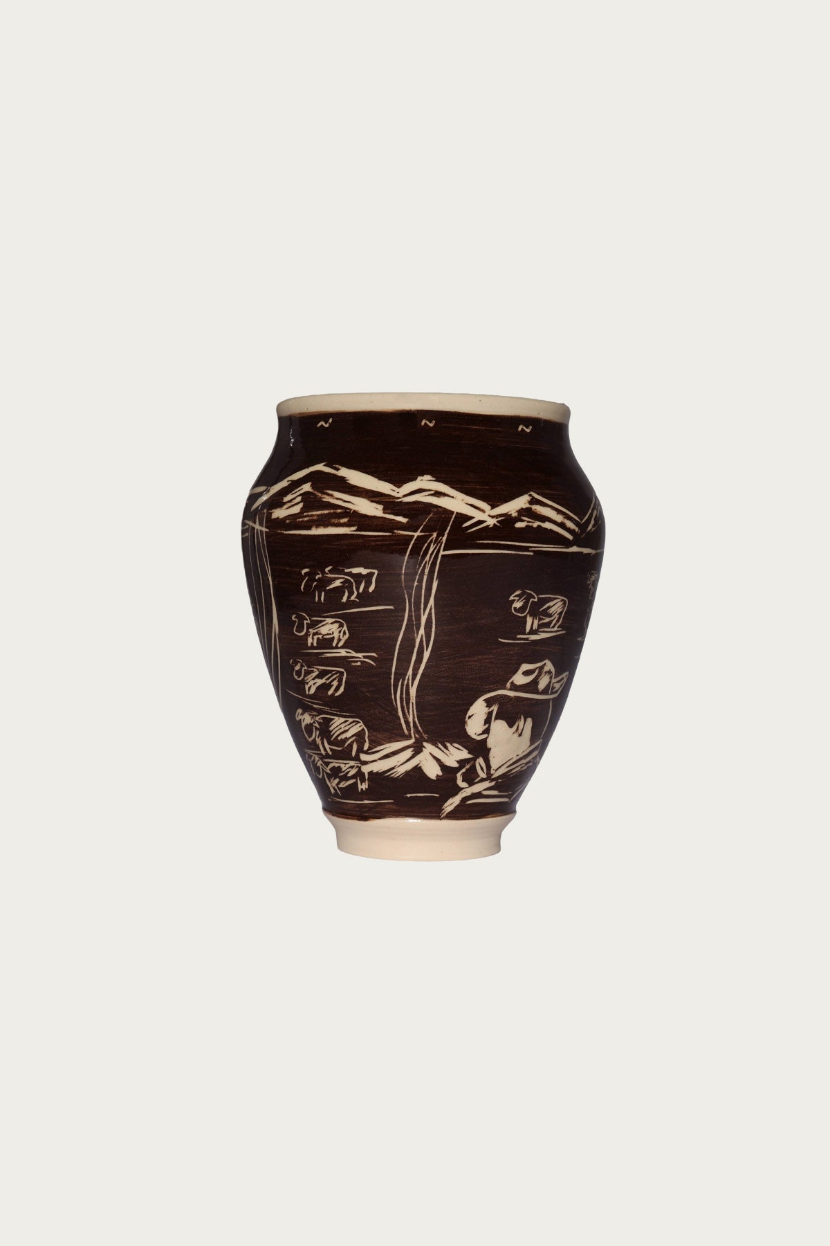 Danny D's Mud Shop - Bought Too Many Cows Vase - Canoe Club