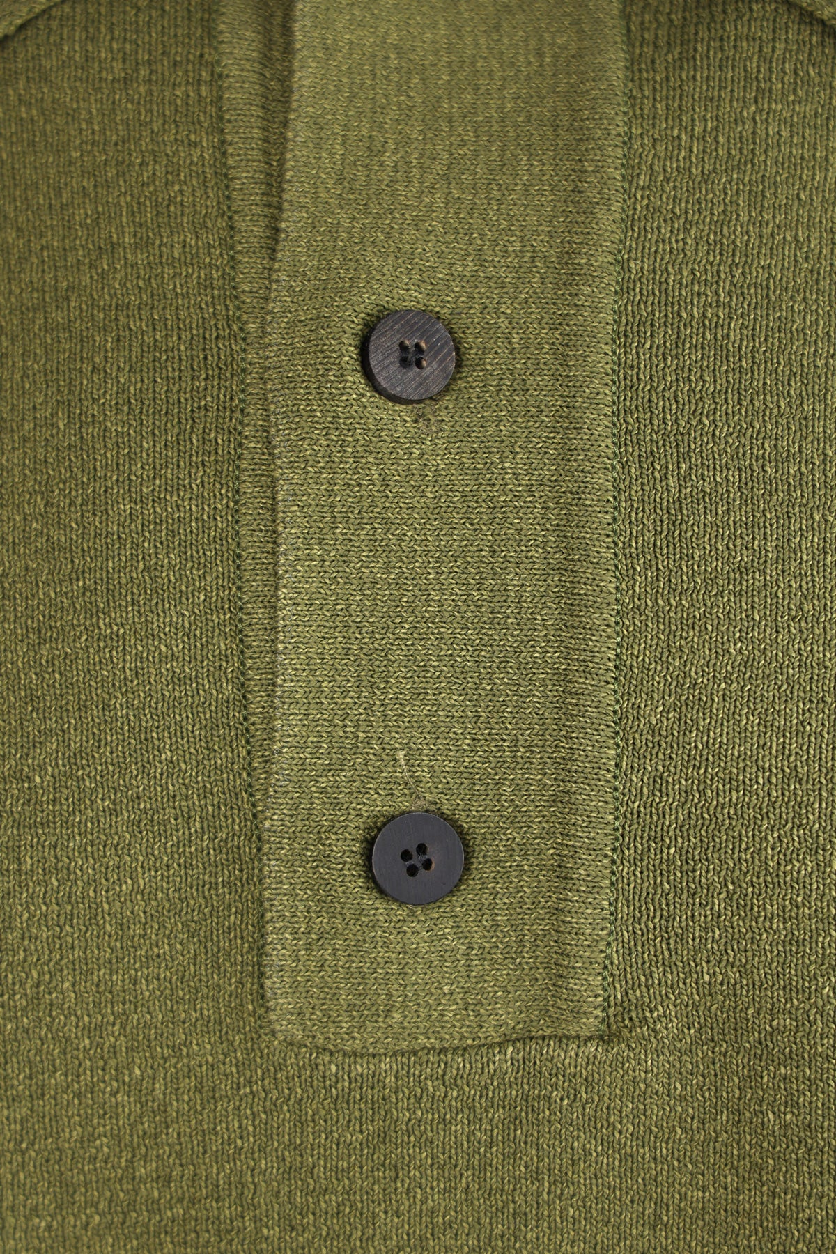 Document - Hanji Polo Sweater - Khaki - Canoe Club