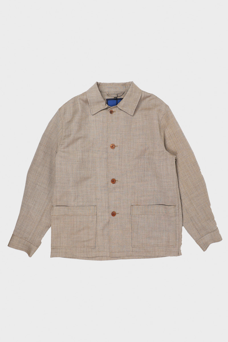 Document Lightweight Wool Chore Coat Beige Canoe Club