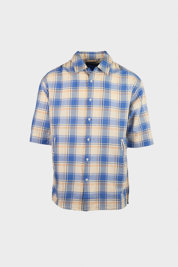 Document - Linen Cotton Outer Shirt - Blue - Canoe Club