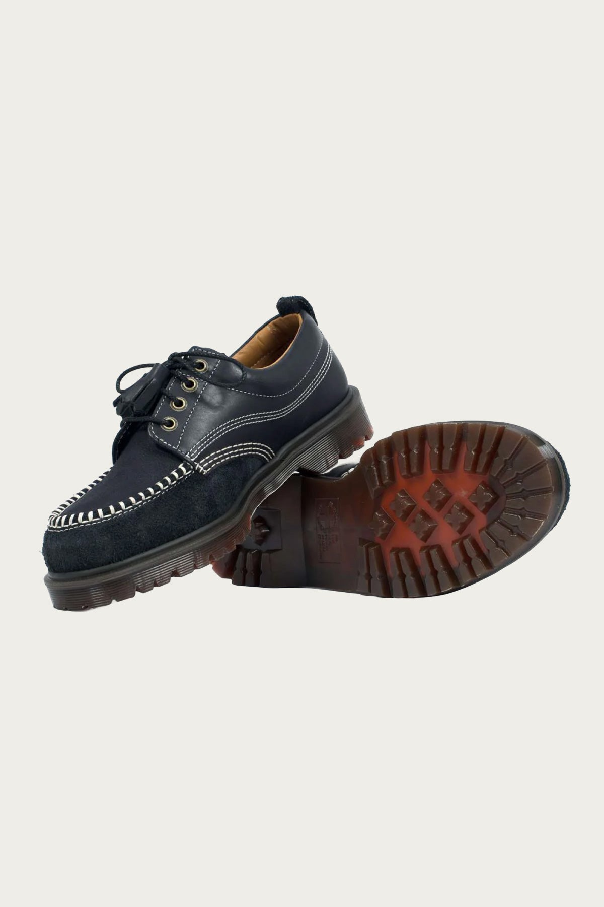 Dr. Martens - Lowell - Kinsley Tumble Buttersoft/Hairy Suede Black - Canoe Club