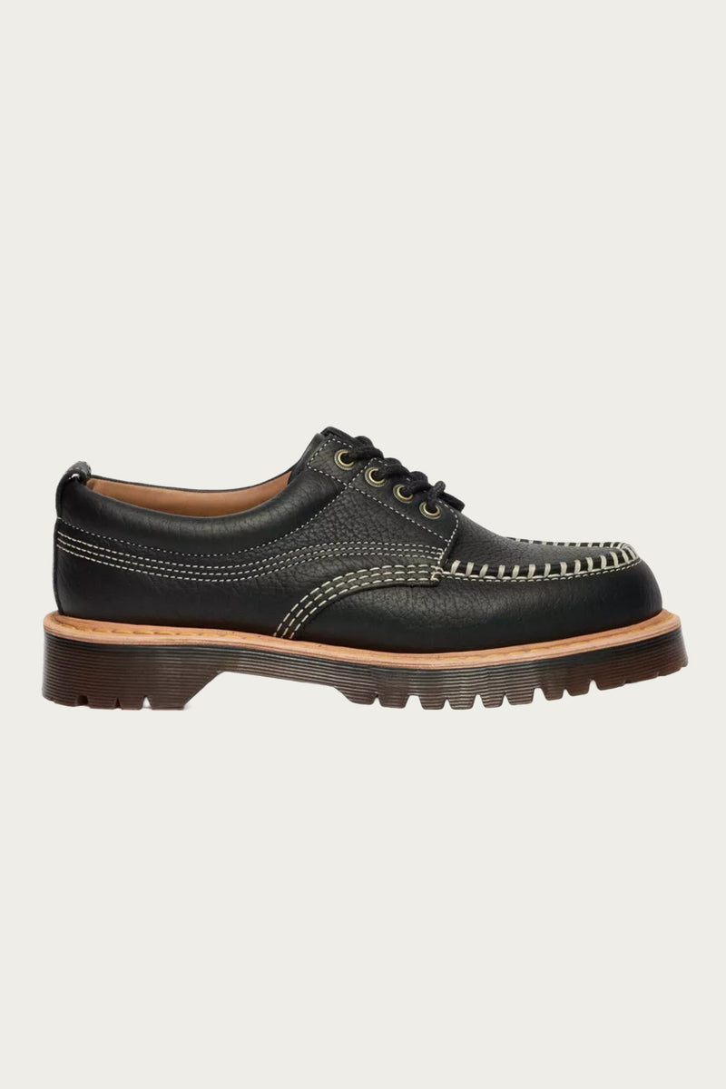 Dr. Martens Lowell ブラック ローファー US8 Dr. Martens Lowell | Black Wild Grain | Canoe Club