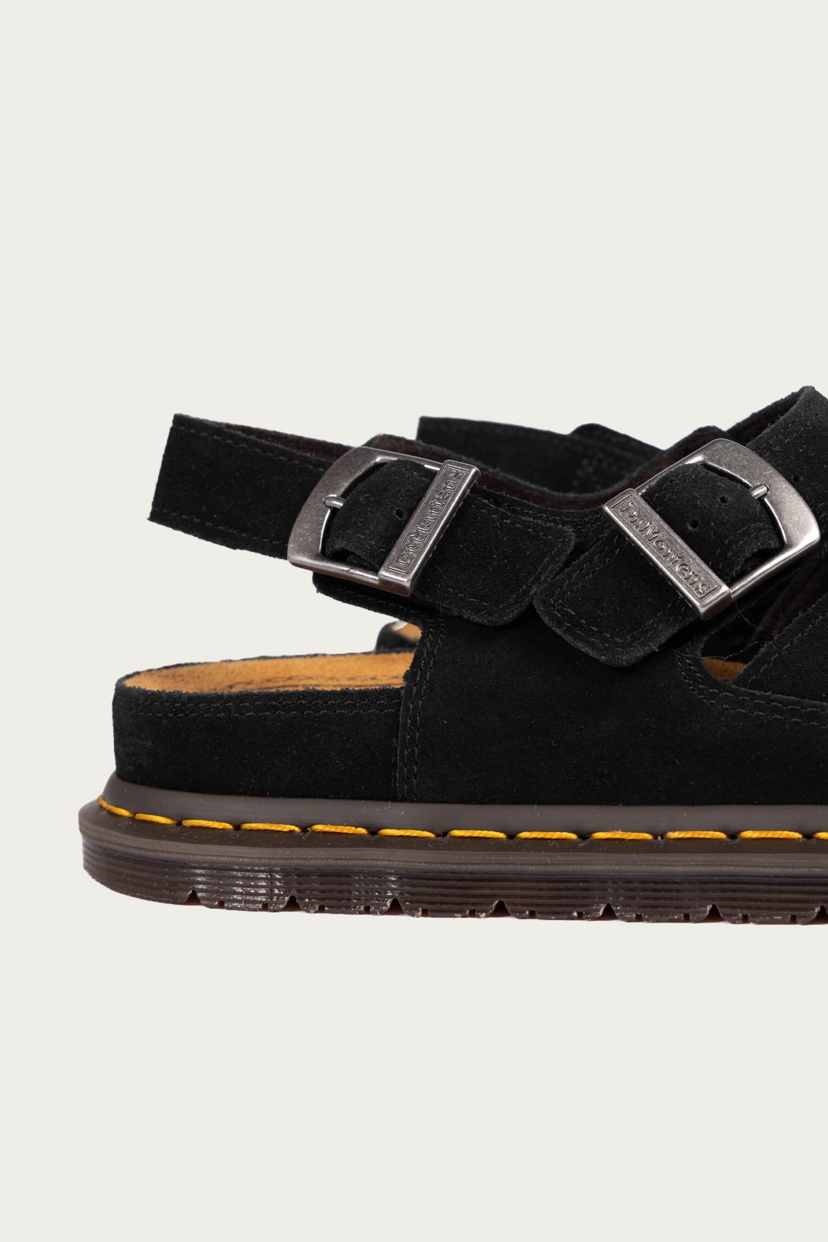 Dr. Martens - San Archive Fisherman - Plush Suede Reverse Black - Canoe Club