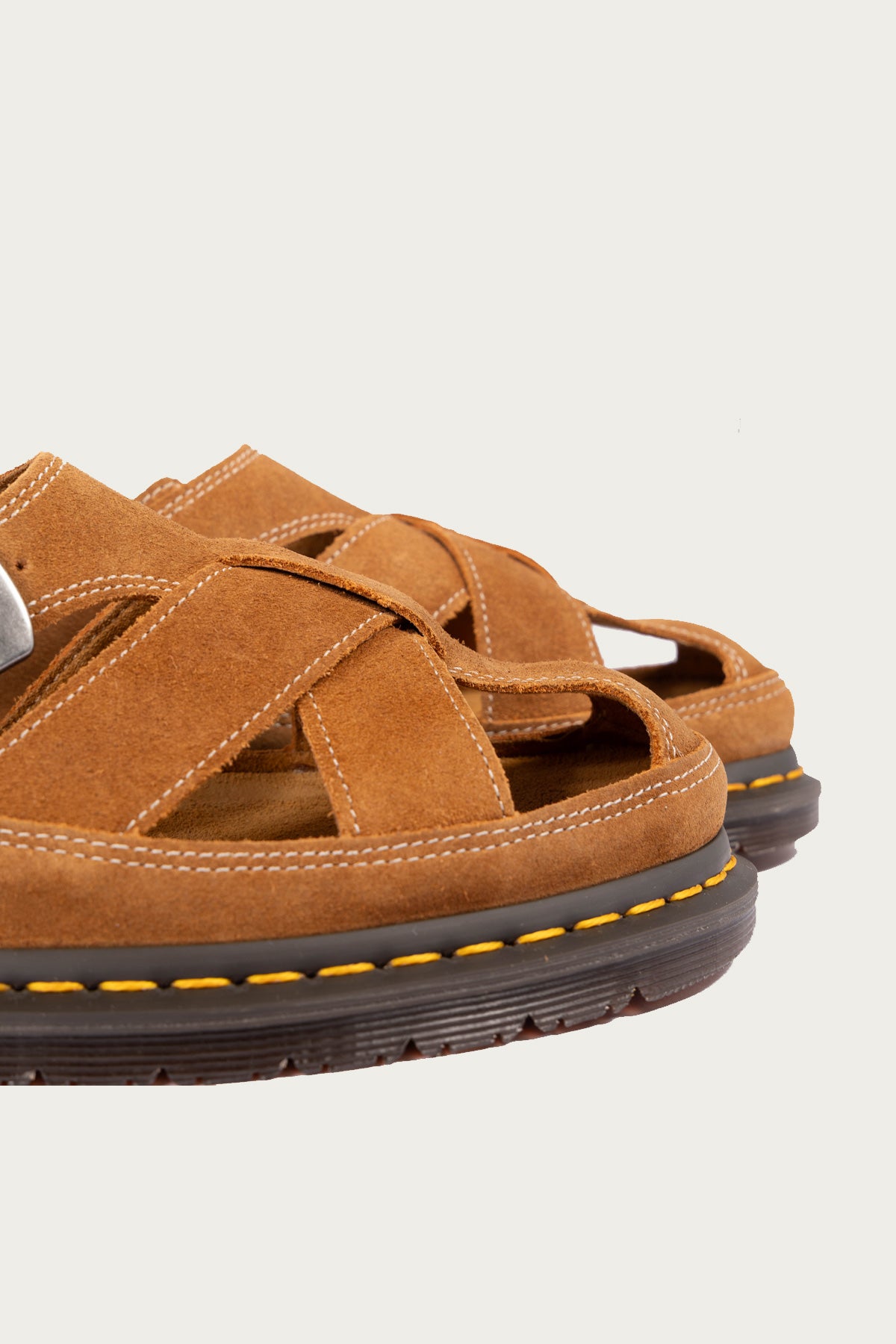 Dr. Martens - San Archive Fisherman - Plush Suede Reverse Natural Tan - Canoe Club
