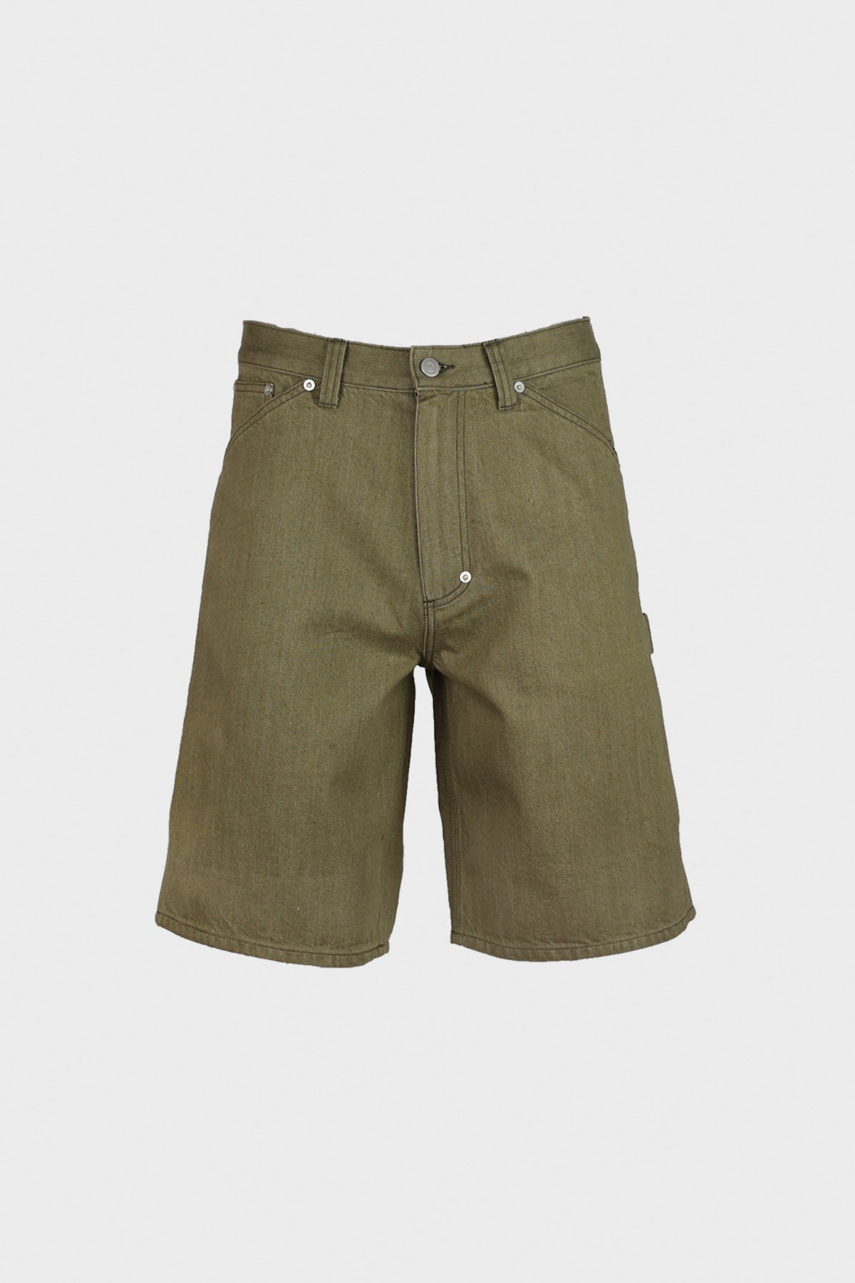 Eastlogue - Carpenter Shorts - Olive Denim - Canoe Club