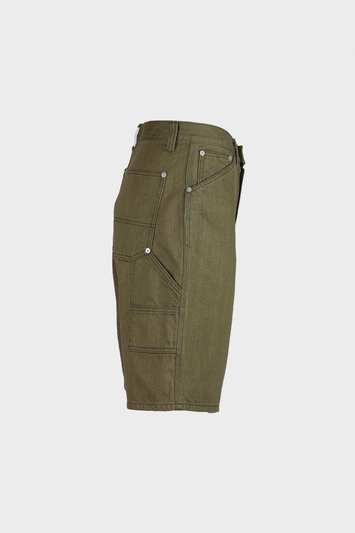Eastlogue - Carpenter Shorts - Olive Denim - Canoe Club
