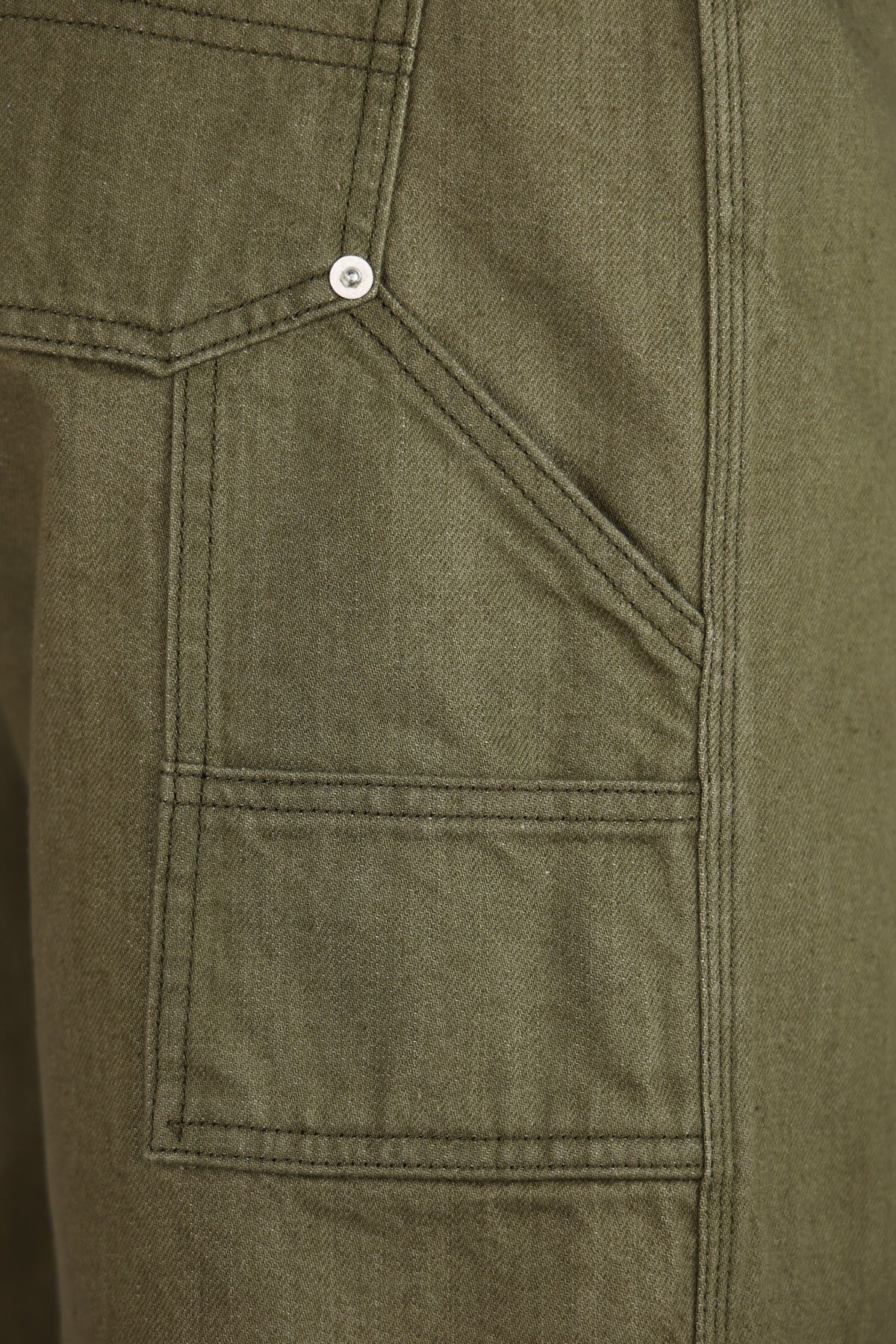 Eastlogue - Carpenter Shorts - Olive Denim - Canoe Club