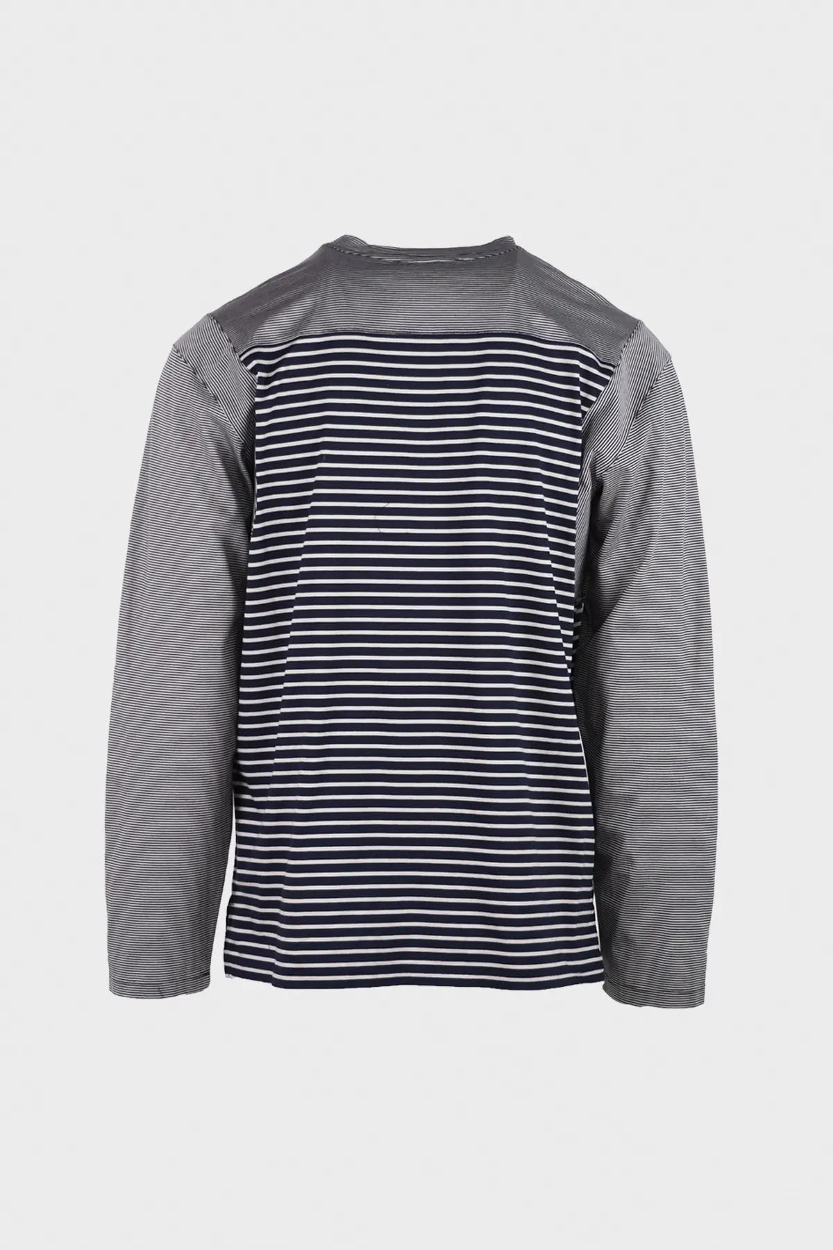 Eastlogue - Strike Bowling Longsleeve Shirt - Navy/Grey - Canoe Club
