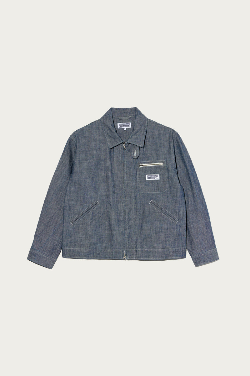 Engineered Garments Workaday Short Jacket | Indigo 10oz Sea Canvas