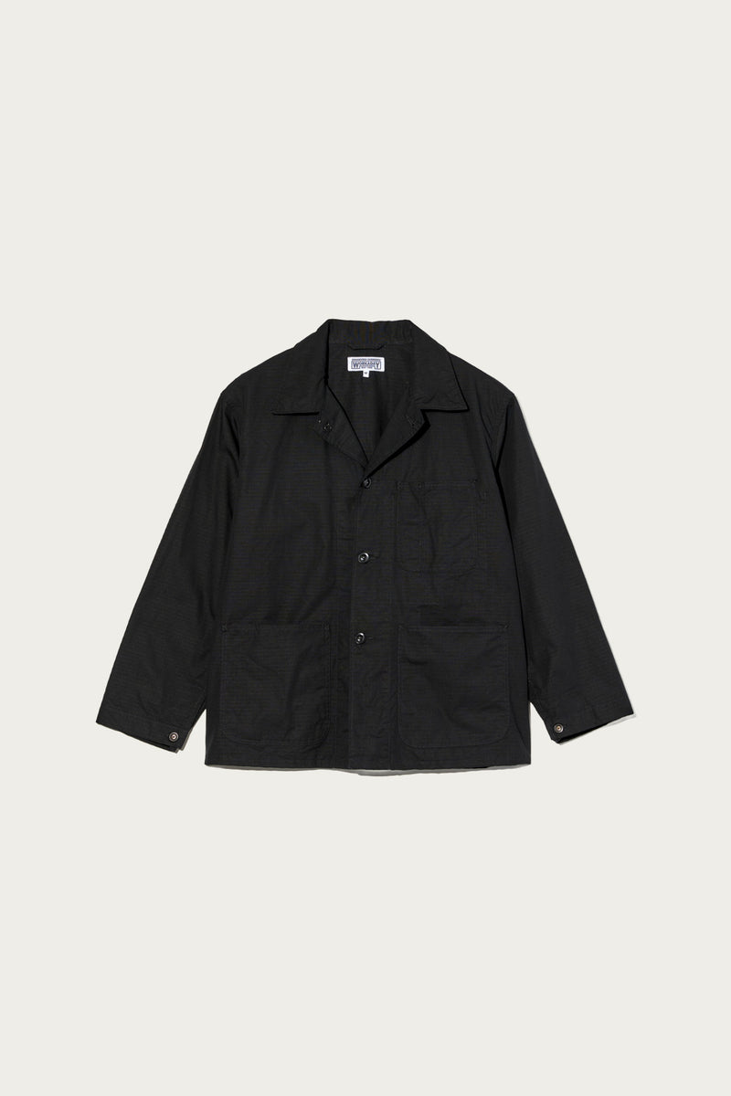WORKADAY エンジニアガーメント ユーティリティージャケット M Engineered Garments Workaday Utility Jacket | Black Cotton Ripstop