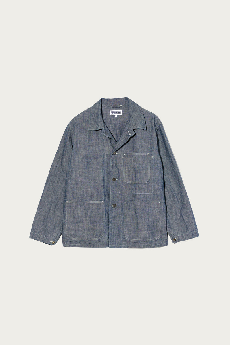 Engineered Garments Workaday Utility Jacket | Indigo 10oz Sea