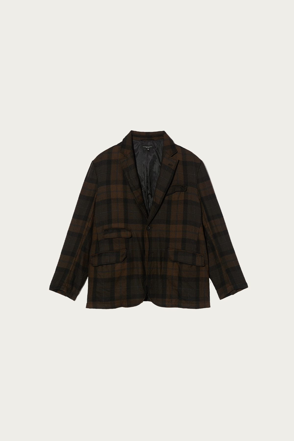 Engineered Garments - Andover Jacket - Brown/Black Worsted Wool Plaid - Canoe Club
