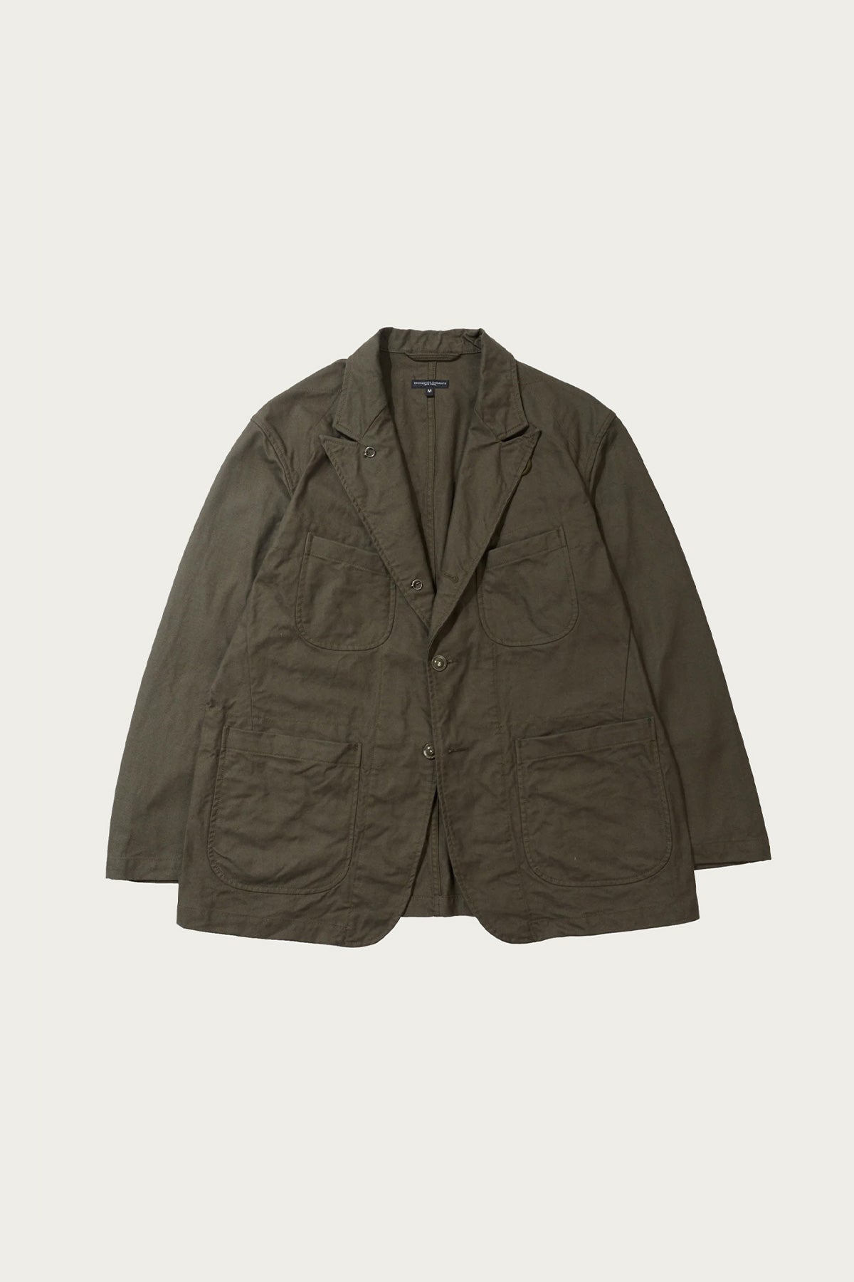 Engineered Garments - Bedford Jacket - Olive Cotton Brushed Herringbone - Canoe Club
