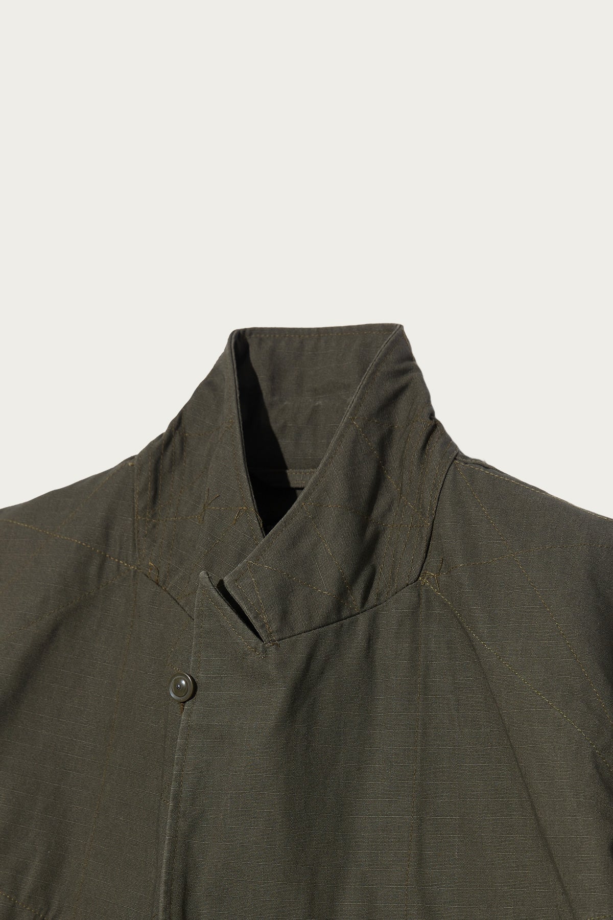 Engineered Garments - Bedford Jacket - Olive Heavyweight Cotton Ripstop - Canoe Club