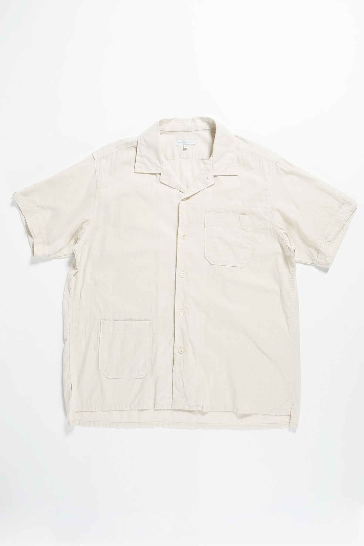 Engineered Garments - Camp Shirt - Beige Cotton Handkerchief - Canoe Club