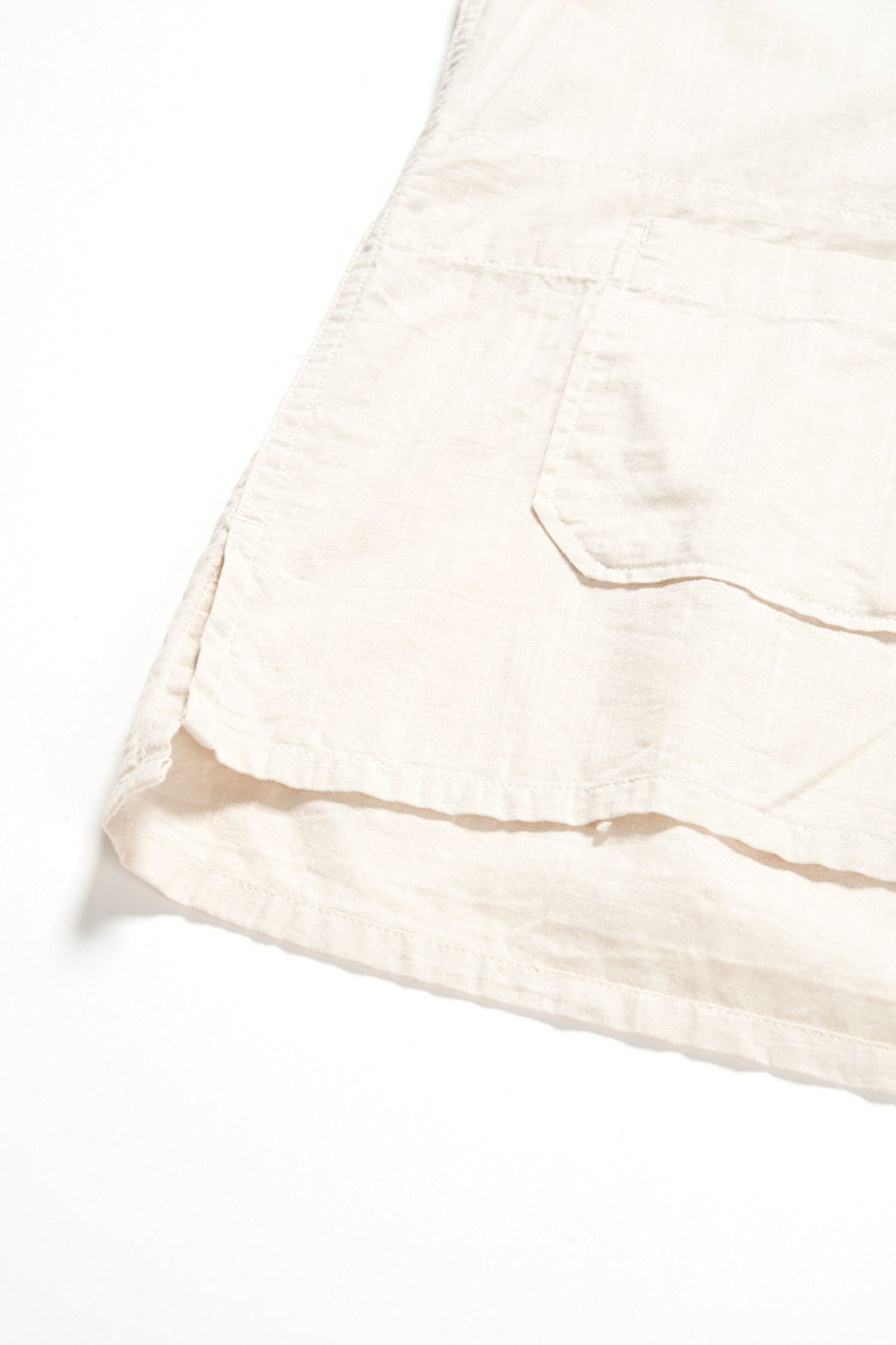 Engineered Garments - Camp Shirt - Beige Cotton Handkerchief - Canoe Club