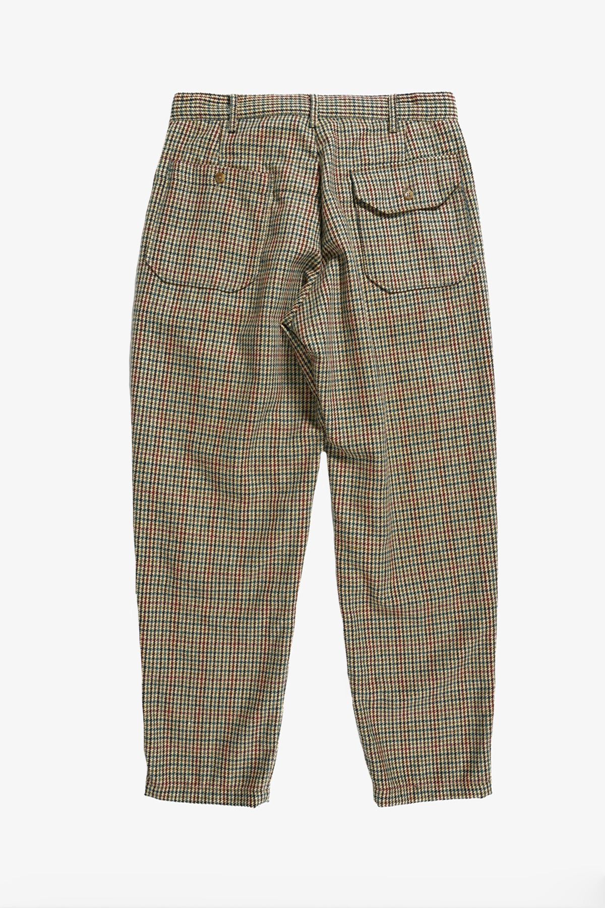 Engineered Garments - Carlyle Pant - Khaki Acrylic Wool Gunclub Check - Canoe Club