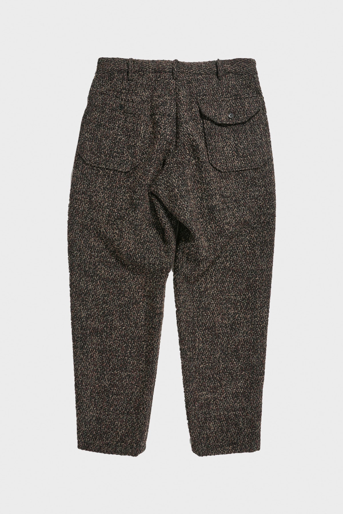 Engineered Garments - Carlyle Pant - Dk Brown Polyester Wool Tweed Boucle - Canoe Club