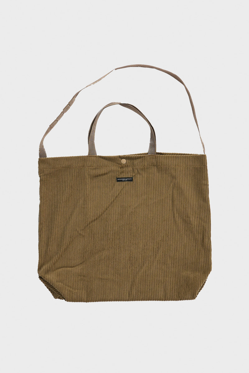 Engineered Garments Carry All Tote | Khaki Cotton 4.5W Corduroy | Canoe Club