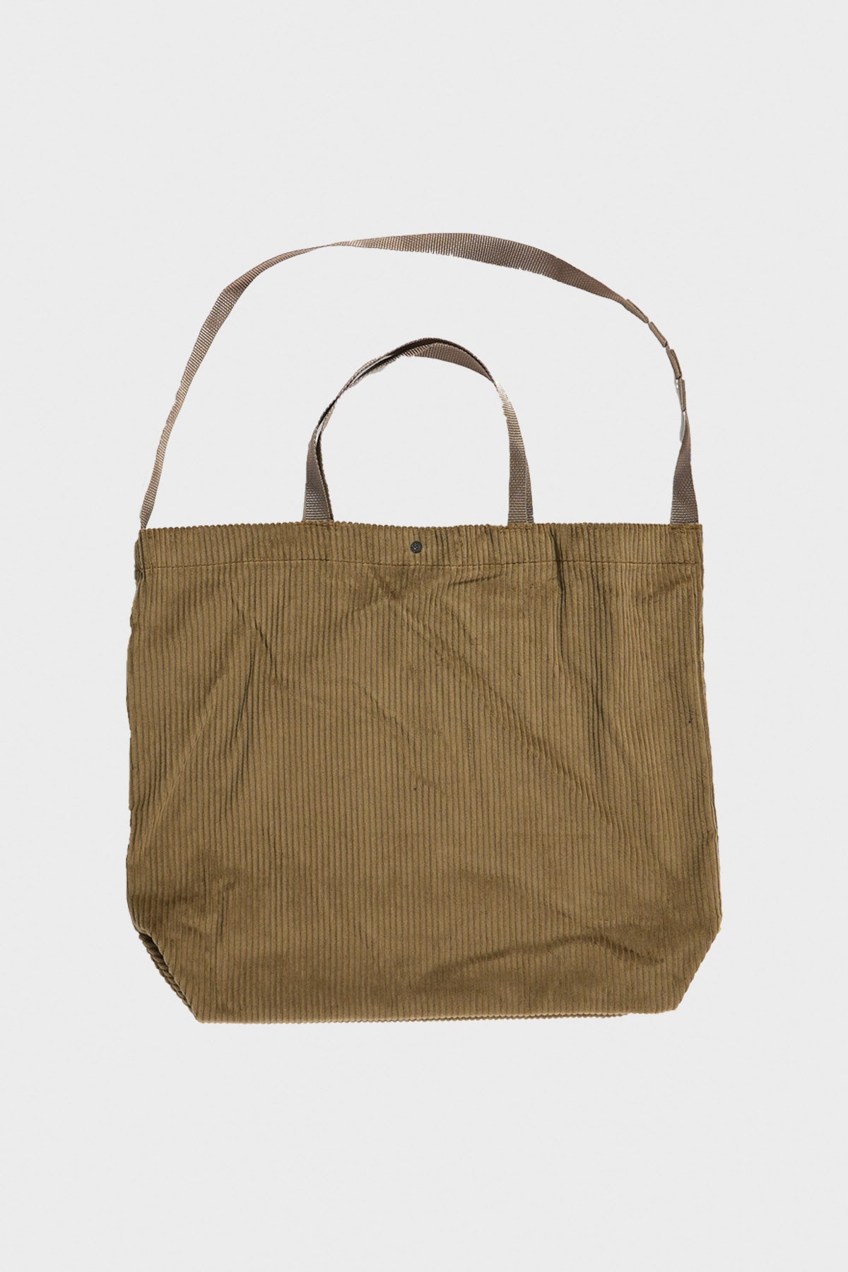 Engineered Garments - Carry All Tote - Khaki Cotton 4.5W Corduroy - Canoe Club