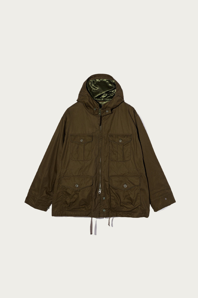 Engineered Garments SAS Jacket | Dk. Olive Cotton Ventile Twill