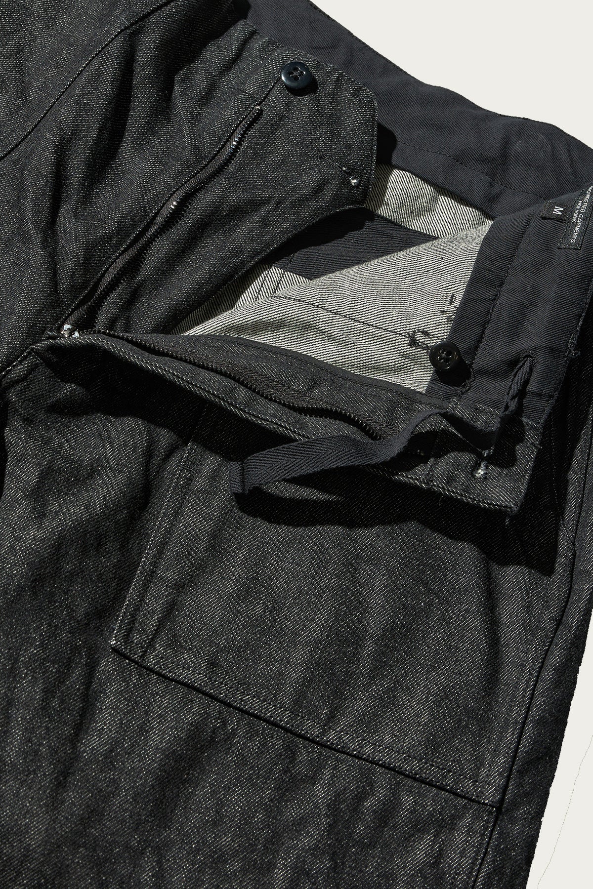 Engineered Garments - Fatigue Pant - Black 14oz Cone Denim - Canoe Club