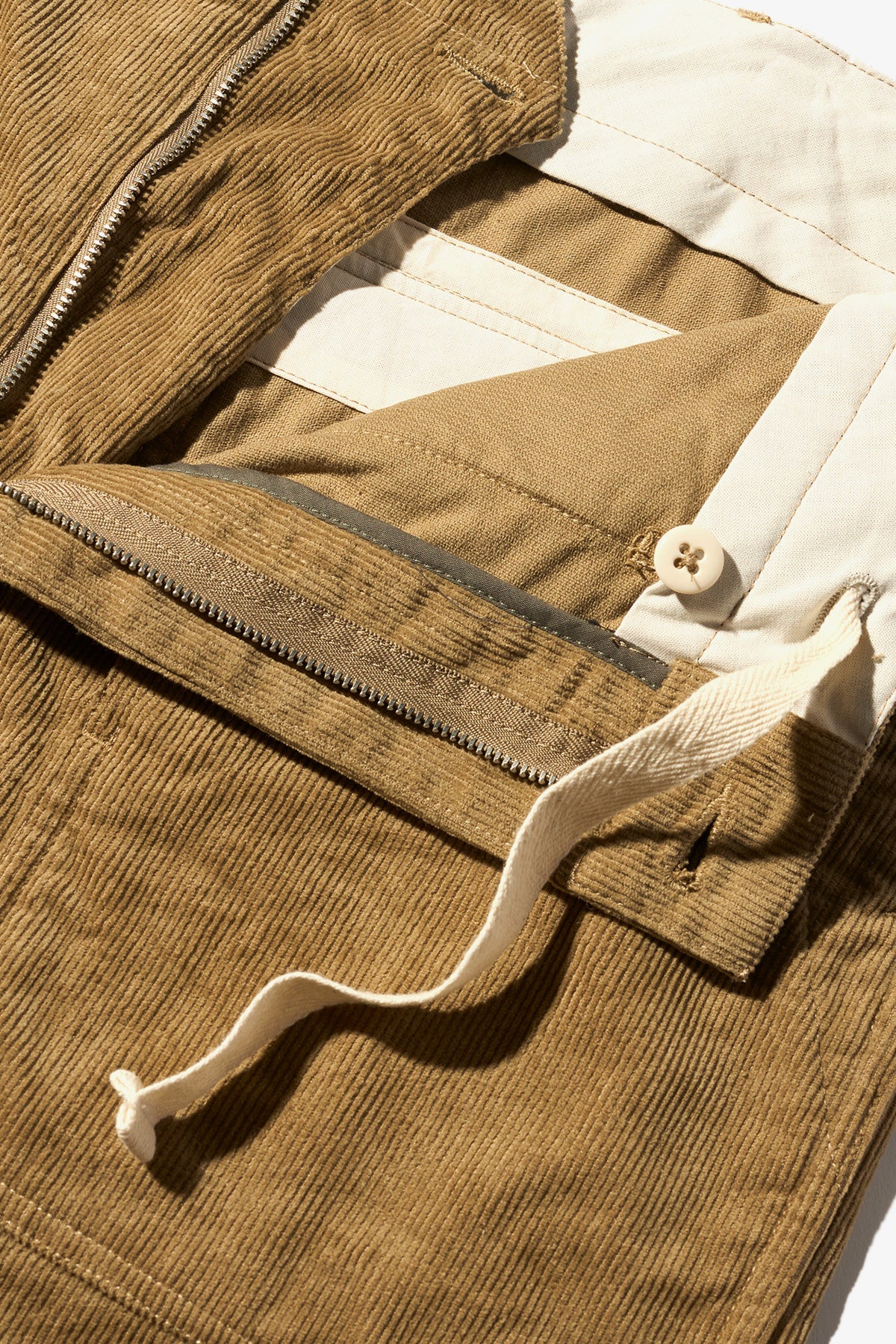 Engineered Garments - Fatigue Short - Khaki 14 Corduroy - Canoe Club