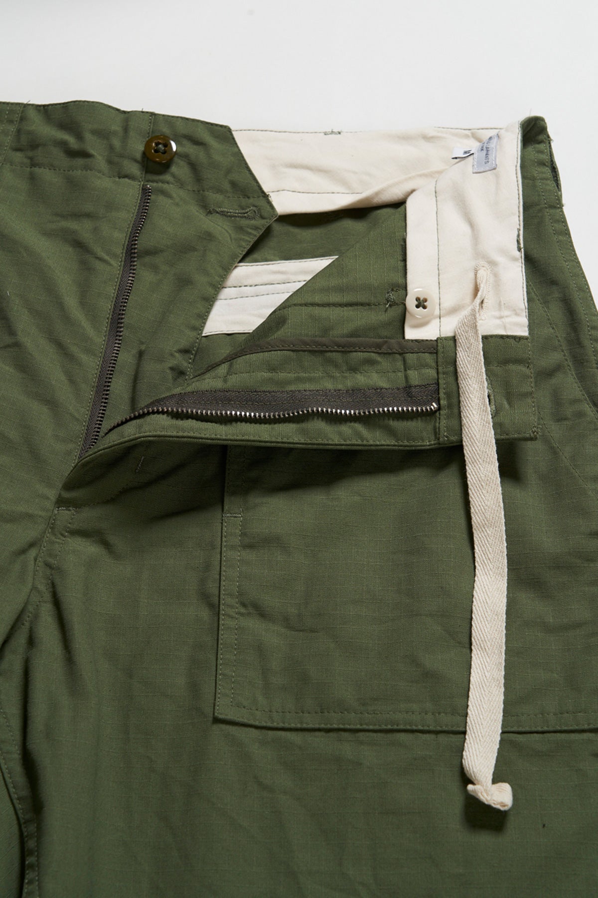 Engineered Garments - Fatigues - Olive Cotton Ripstop - Canoe Club