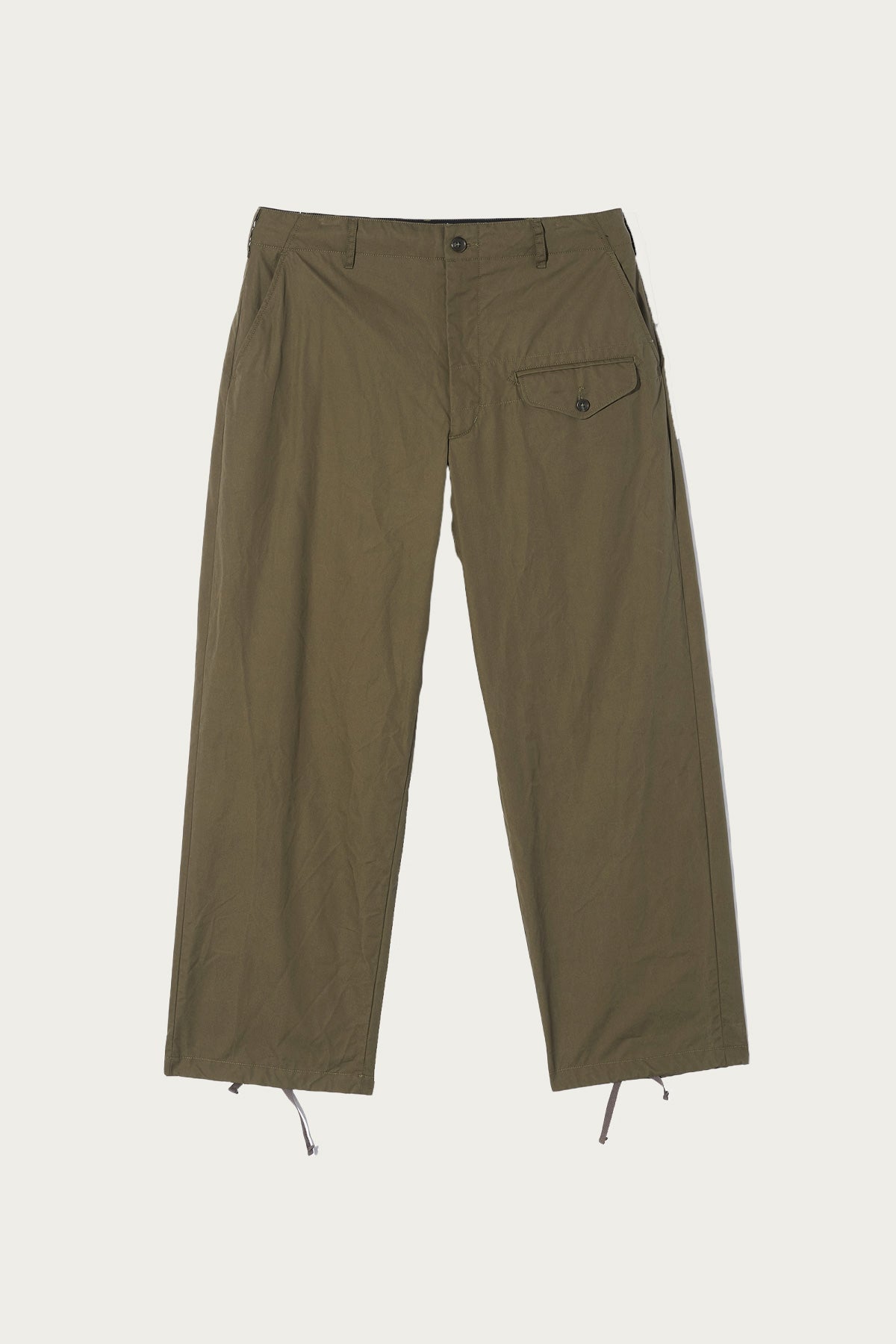 Engineered Garments - Gurkha Pant - Olive Coated Cotton Ripstop - Canoe Club