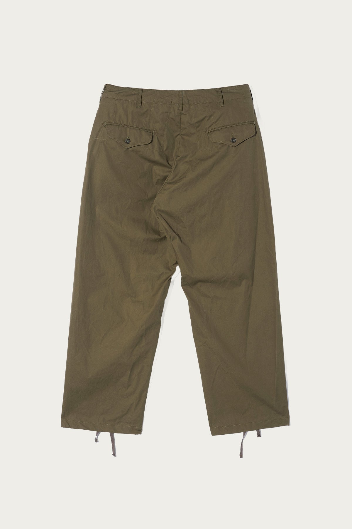Engineered Garments - Gurkha Pant - Olive Coated Cotton Ripstop - Canoe Club