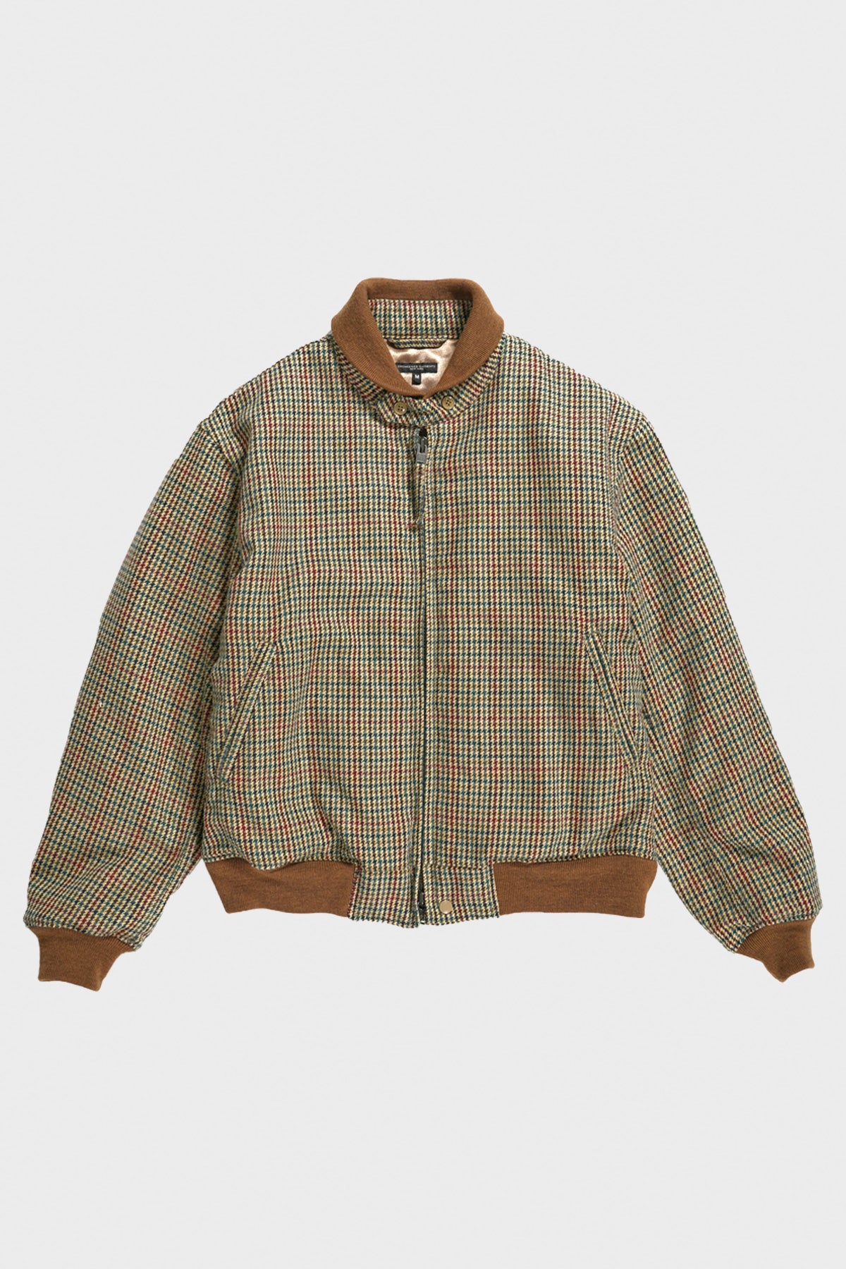 Engineered Garments - LL Jacket - Khaki Acrylic Wool Gunclub Check - Canoe Club