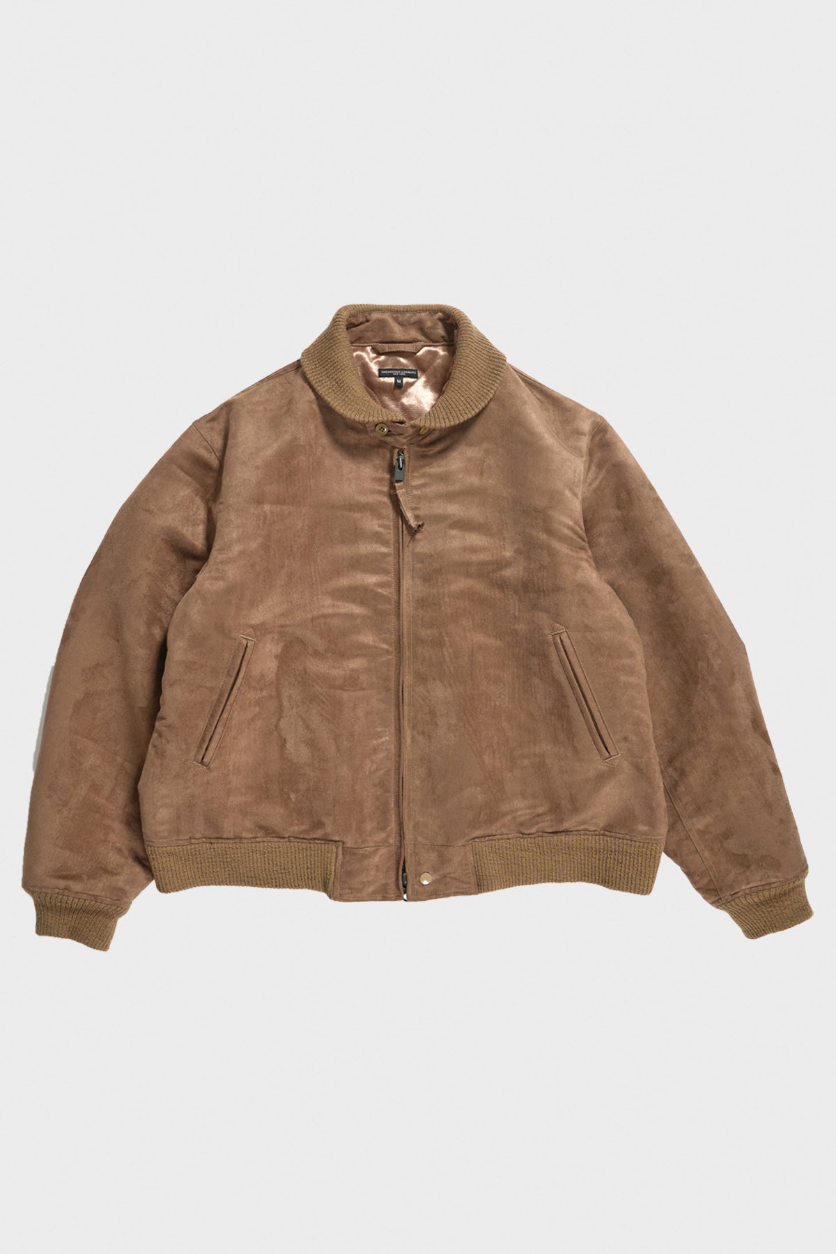 Engineered Garments - LL Jacket - Khaki Polyester Fake Suede - Canoe Club