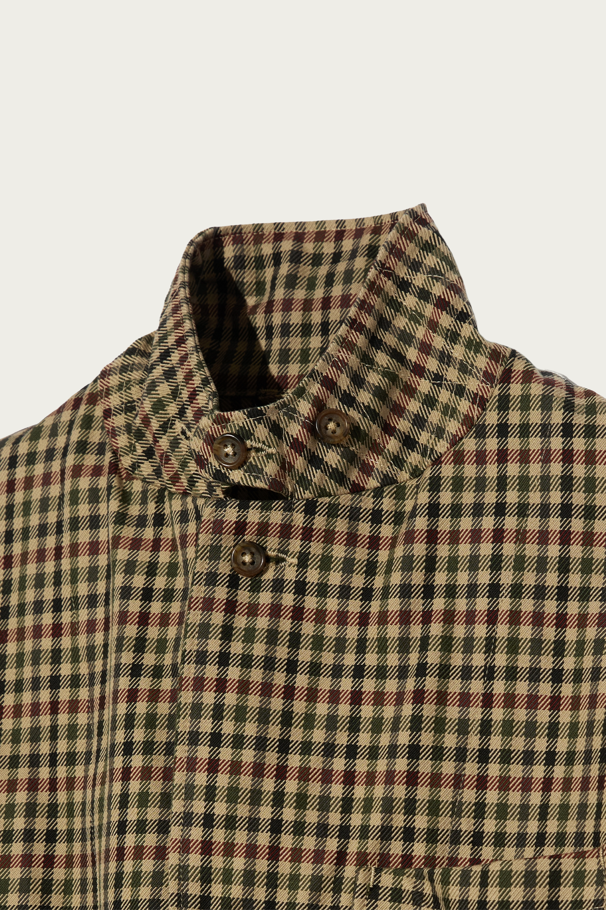 Engineered Garments - Loiter Jacket - Brown/Olive Heavy Gunclub Check - Canoe Club