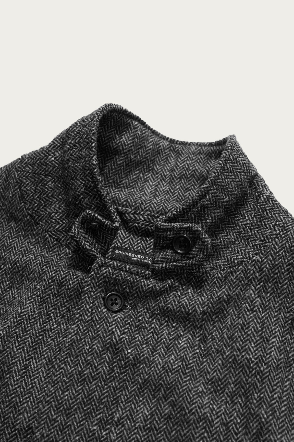 Engineered Garments - Loiter Jacket - Grey Poly/Wool Herringbone - Canoe Club