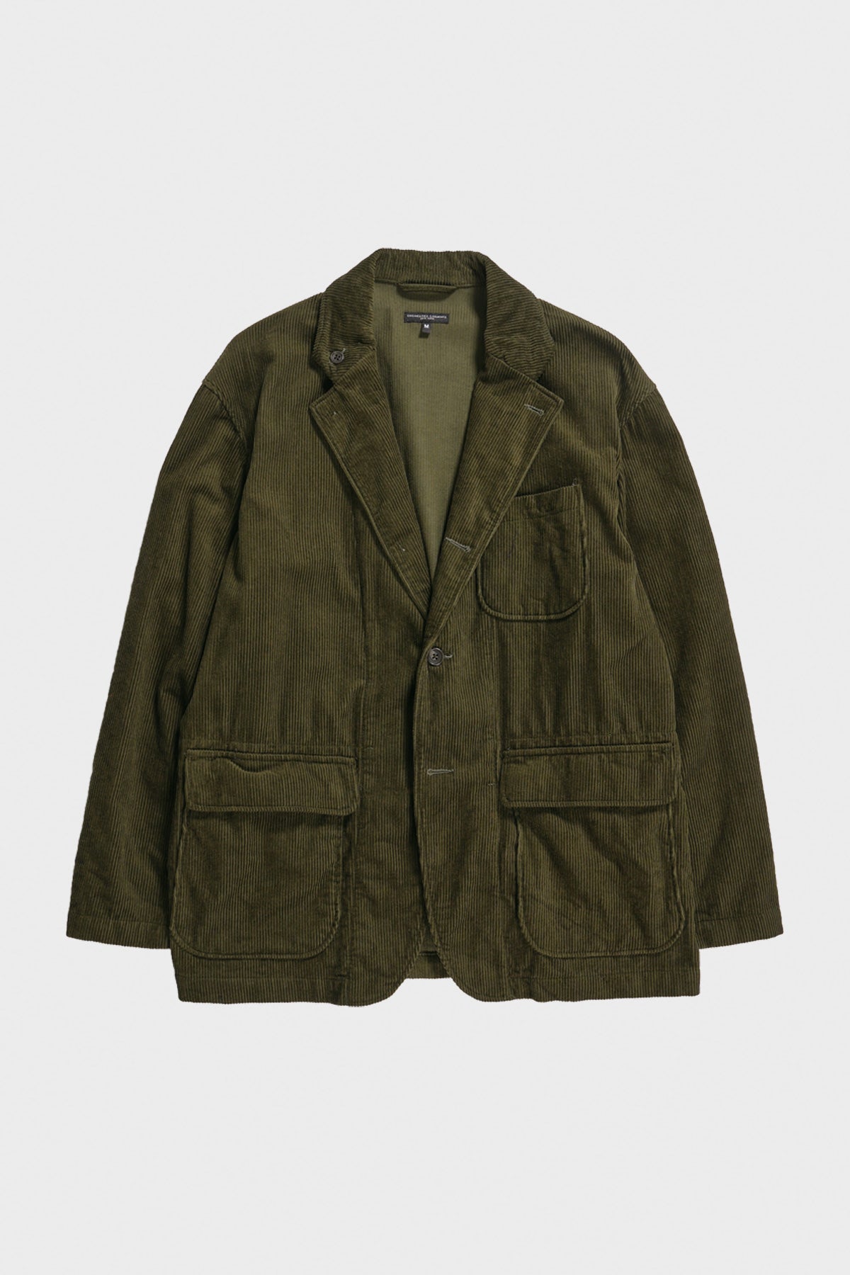 Engineered Garments - Loiter Jacket - Olive Cotton 8W Corduroy - Canoe Club