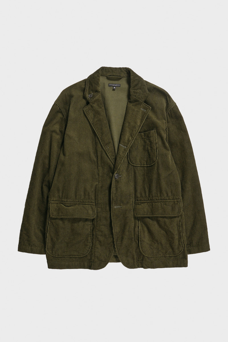 Engineered Garments Loiter Jacket | Olive Cotton 8W Corduroy