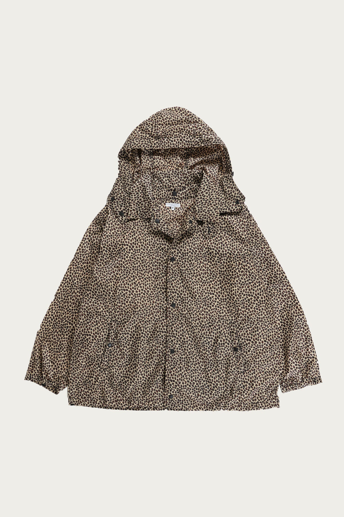 Engineered Garments - Wind Breaker - Khaki Nylon Leopard Print - Canoe Club