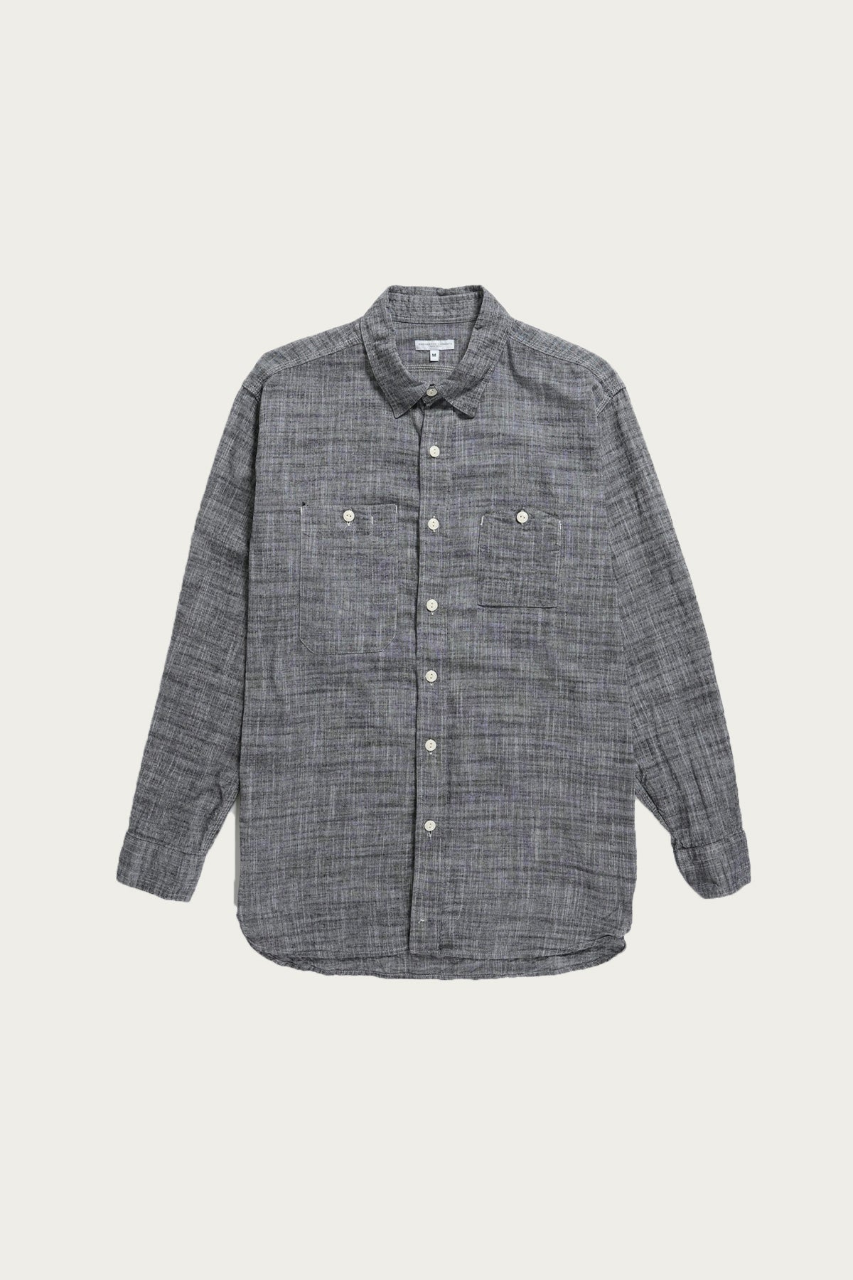 Engineered Garments - Work Shirt - Black Cotton Slub - Canoe Club