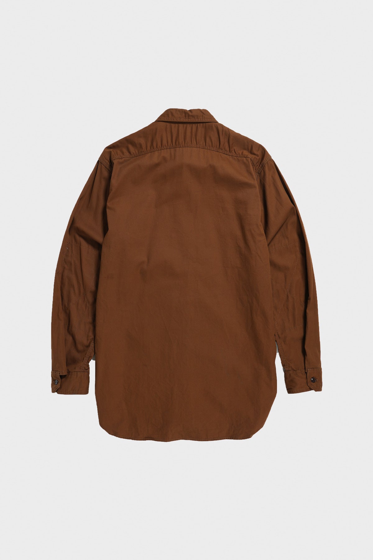 Engineered Garments - Work Shirt - Brown Cotton Micro Sanded Twill - Canoe Club