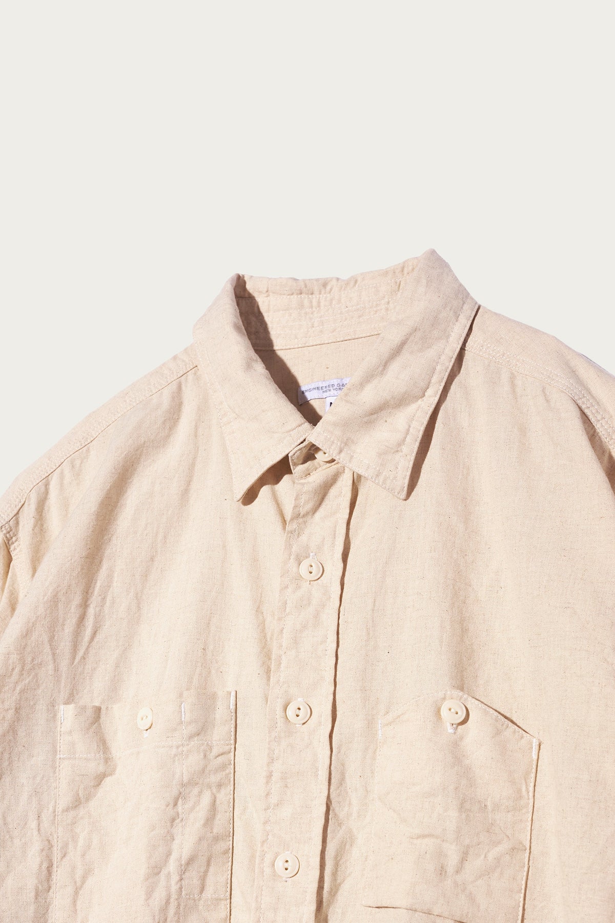 Engineered Garments - Work Shirt - Natural CL Sheeting - Canoe Club