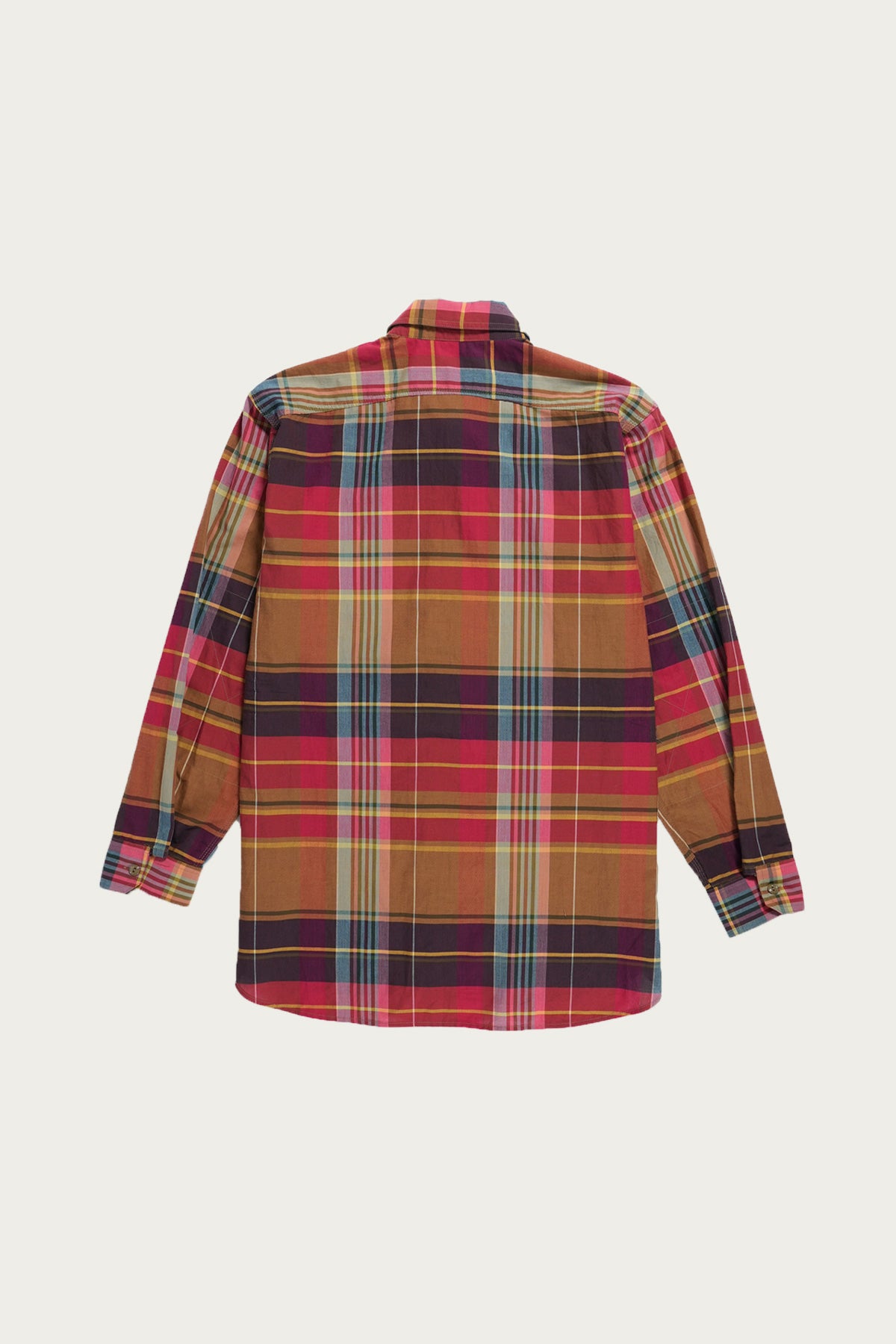 Engineered Garments - Work Shirt - Red/Khaki Cotton Big Plaid - Canoe Club