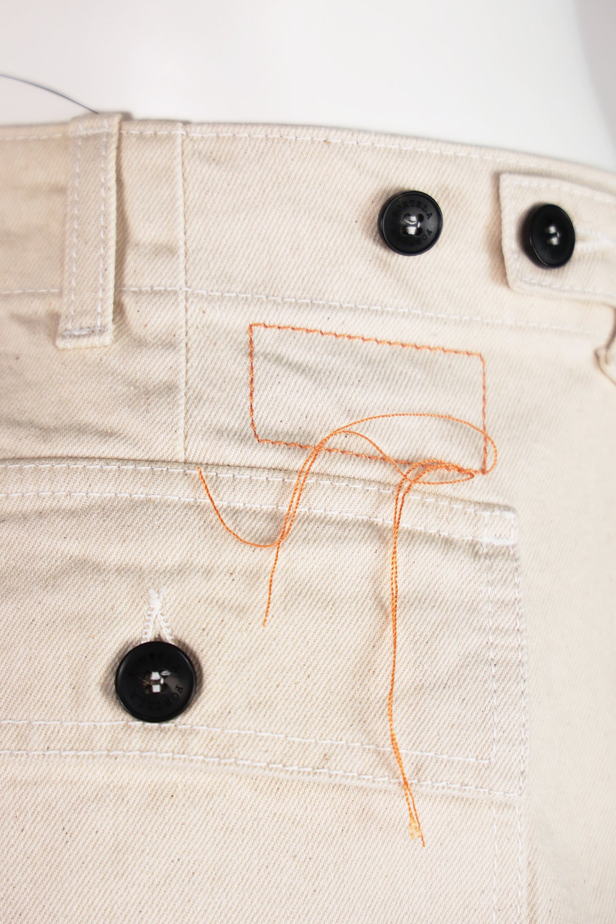 Fortela - New Fatigue Trousers - Off White - Canoe Club