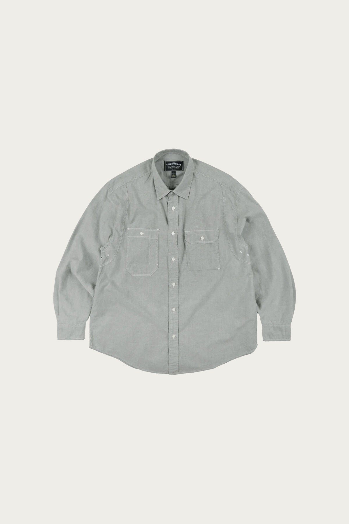 FrizmWORKS - 1920's Oxford Work Shirt - Green - Canoe Club