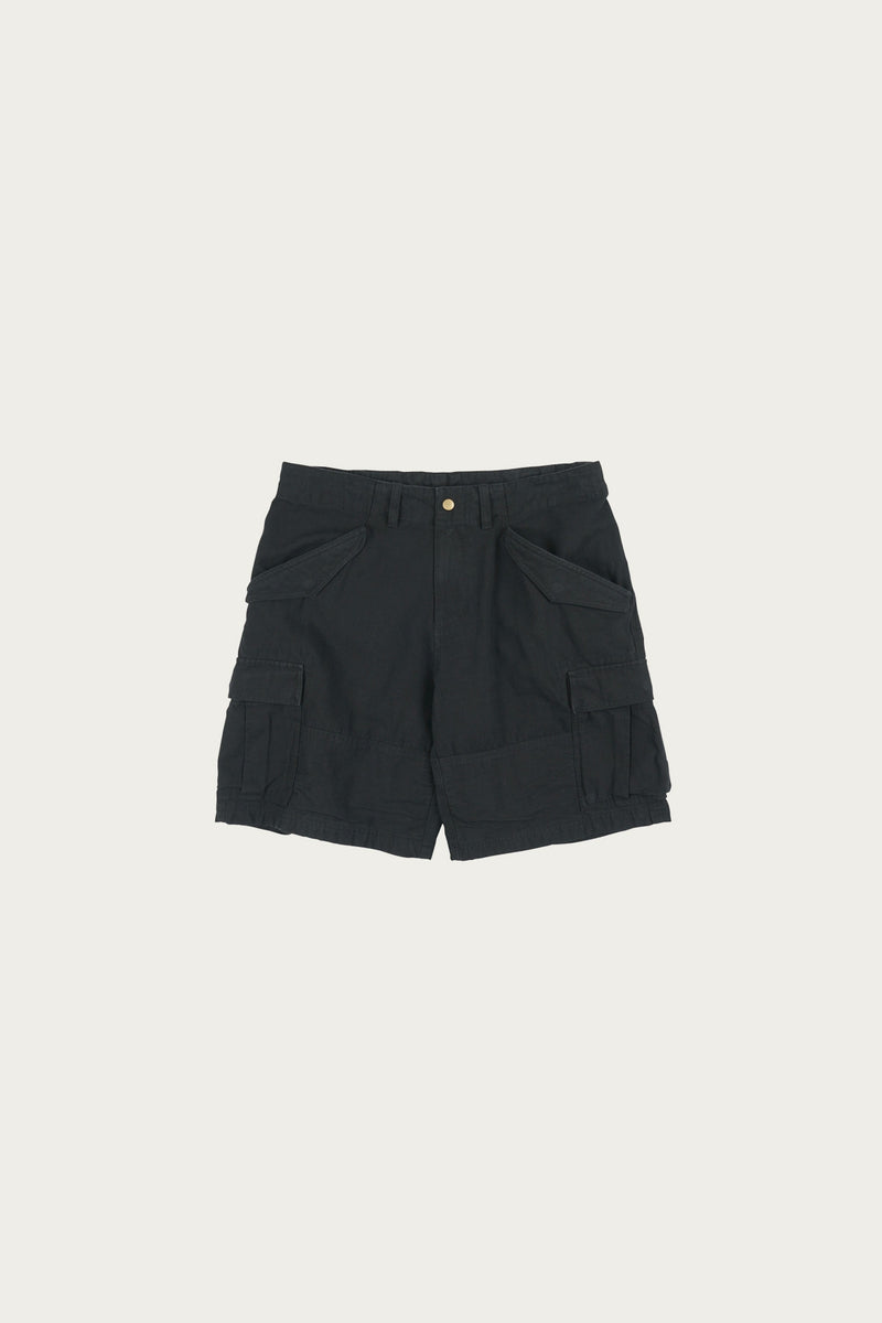Frizmworks Canvas Essential Cargo Shorts | Black | Canoe Club