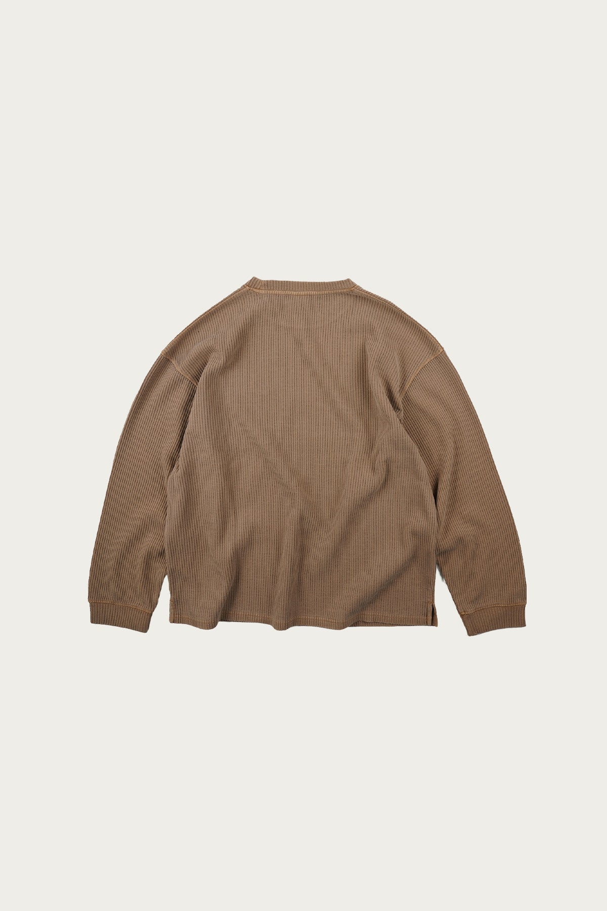 FrizmWORKS - Pigment Dyeing Waffle Pocket Tee - Tan - Canoe Club