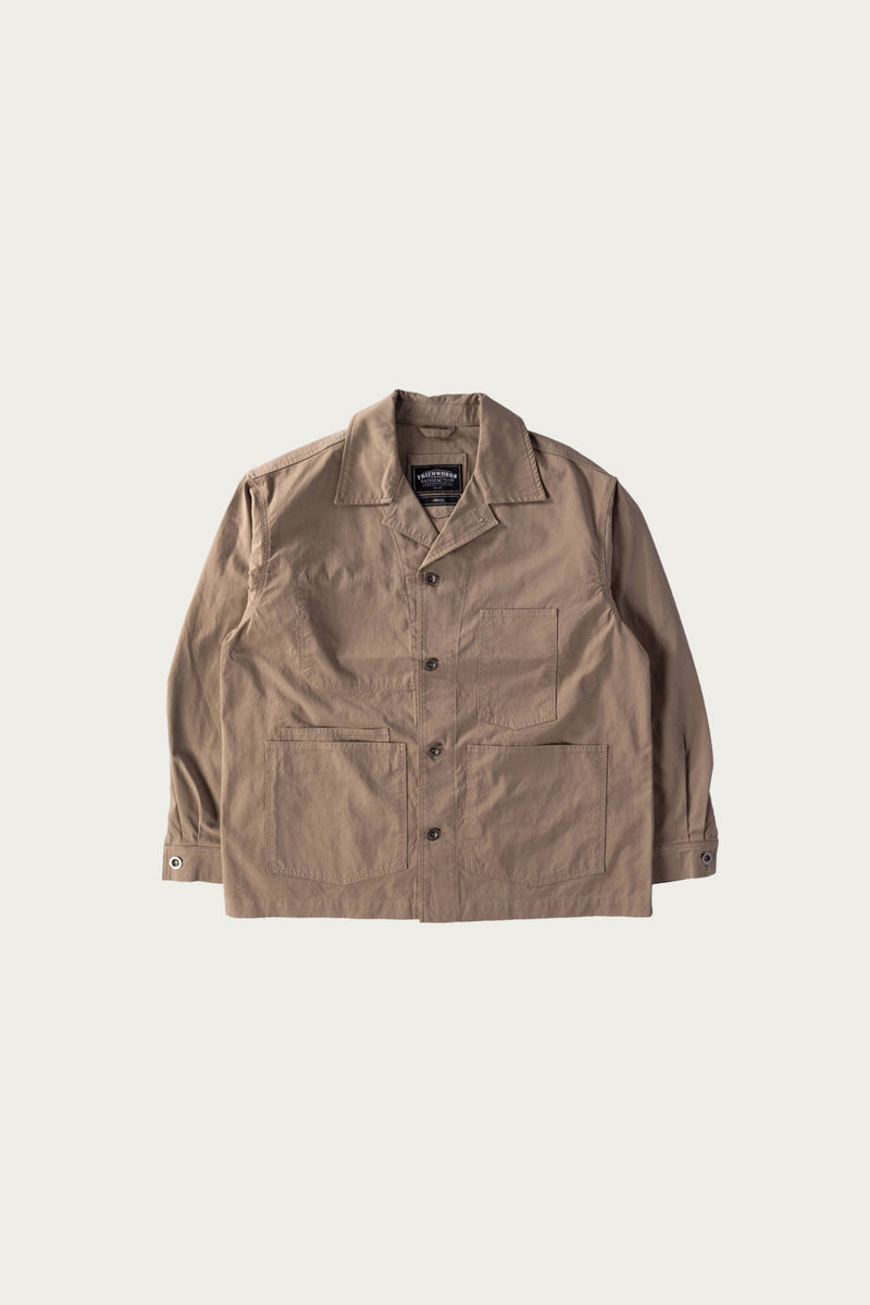 Frizmworks Relaxed Coverall Jacket | Beige | Canoe Club